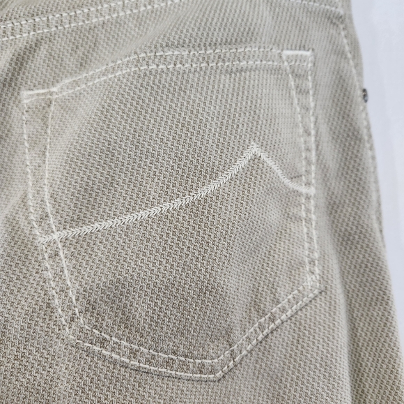 JACOB COHEN Nick Fit Style 622 Cross Woven Grey Tan Slim Jeans Made in Italy 32 - Picture 9 of 13